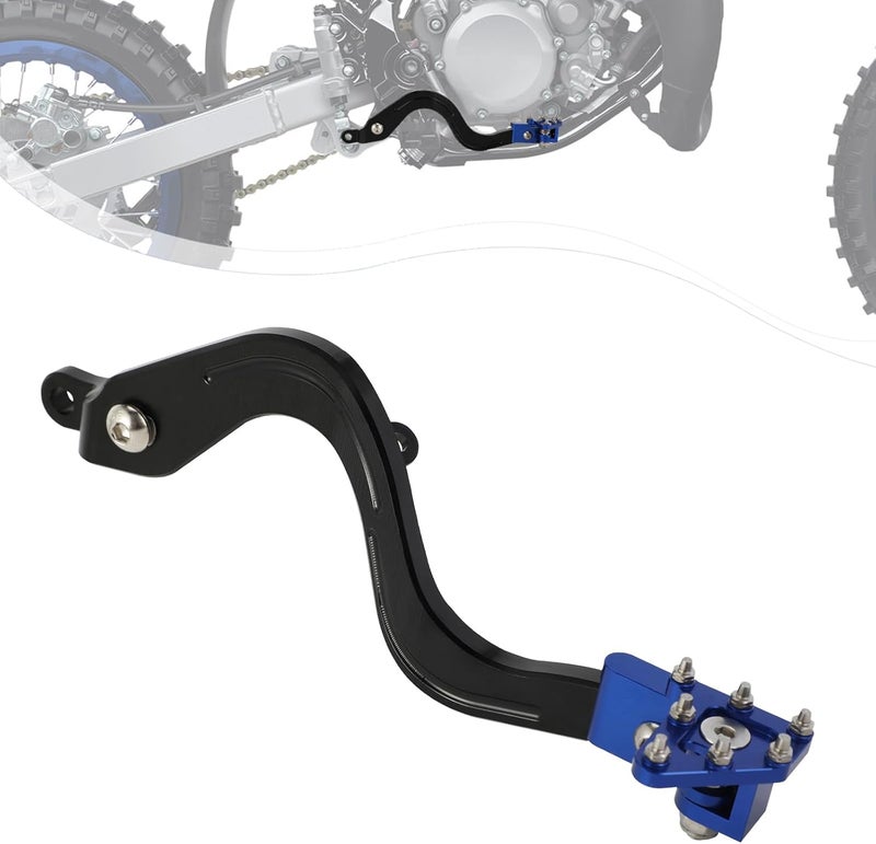 BAOUFF Dirt Bike Rear Brake Foot Pedal for YZ85,CNC Motorcycle Foldable Brake Lever for YZ 85 2002-2025 Blue - Image 1